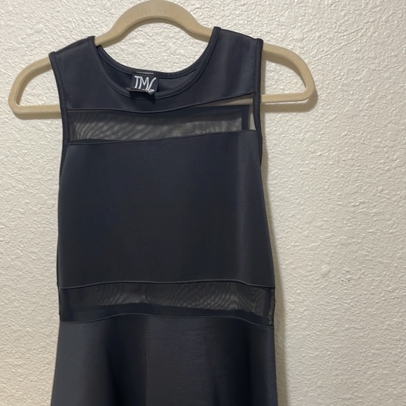 TMG Women’s Black Dress With Mesh Inserts. Very Cute And Very Good Condition. - Picture 5 of 8